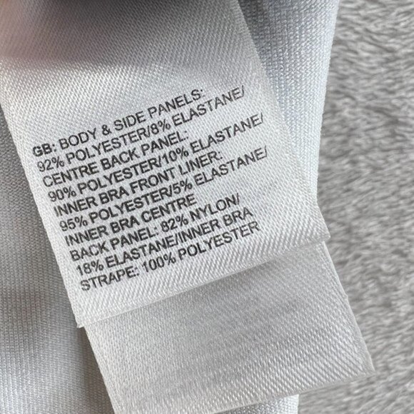 North Face Top Womens Small Vapor Wick‎ Racerback Blue Top Built In Shelf Bra - Picture 10 of 12